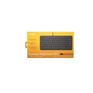 Teclado ZAGG Connect Keyboard 12C compatible con Windows, macOS, ChromeOS, iOS y Android