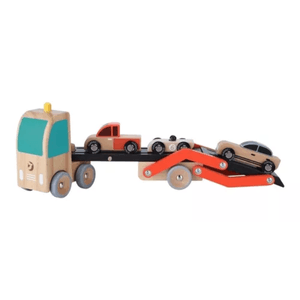 Camión Transportador En Madera Classic World