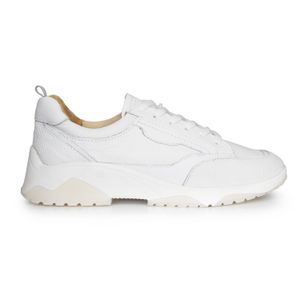 ZAPATILLA YARDS BLANCA CUERO MUJER ZAPATO URBANO