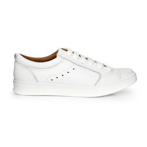 ZAPATILLA LAKES BLANCA ZAPATO CUERO MUJER CASUAL