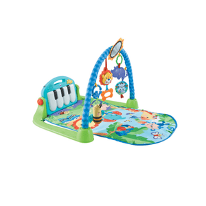 Gimnasio Bebé Manta Con Piano Azul