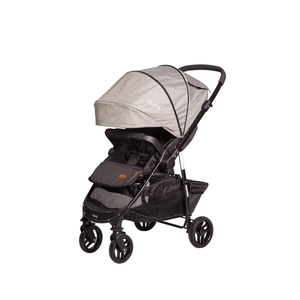 Coche Cuna Manija Rebatible Teko Duck Gris