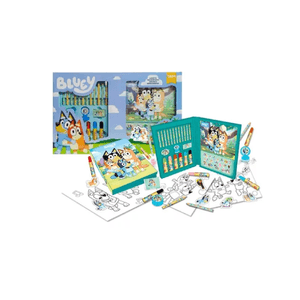 Set Colorear Valija Creativa Bluey Tapimovil