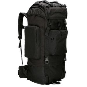 Mochila Táctica Negra Gadnic Militar 65L