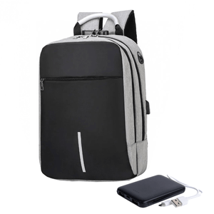 Mochila Porta Notebook Puerto USB + Power Bank