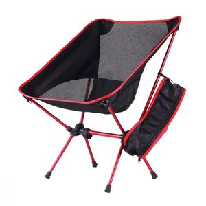 Kaimon Silla Compacta Plegable Kaimon para Camping Portatil Playa + Bolso de Transporte Rojo