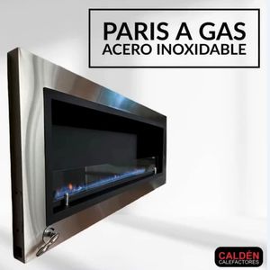 Chimenea Caldén a gas Modelo París colgar