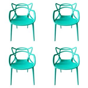 Silla De Comedor Allegra Master Flia Hdc Group, X4 Unidades