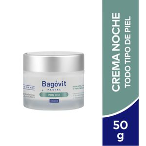 Crema Facial Hidratante Revitalizante Bagóvit Pro Bio de Noche x 55 g