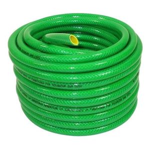 Manguera TECNOCOM riego super reforzada 150 libras 1/2 ''X25 Mts verde