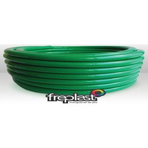 Manguera riego FREPLAST super reforzada 150 libras 1/2 ''X50 Mts verde