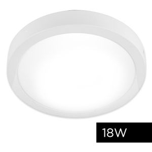 Plafon Lampara techo Led Gadnic PNL18 Frio Redondo 18W