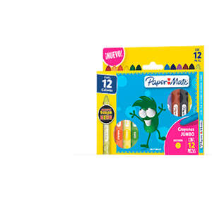 Crayones Redondos Gruesos x 12 Colores.