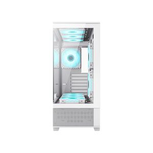 Gabinete Gamemax Vista aw 6Fan ARGB E-ATX Blanco