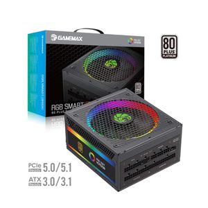 Fuente 1300W Gamemax 80Plus Platinum RGB-SMA