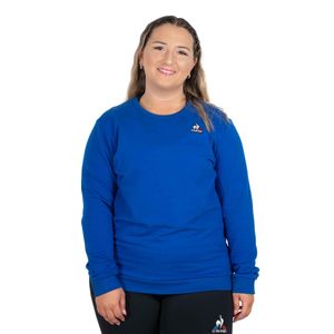 Buzo Le Coq Sportif Essentials Crew Mujer Moda Azul