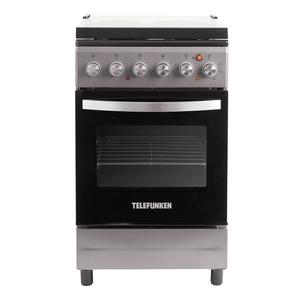 Cocina Electrica Telefunken Acero Inoxidable 50cm Grill