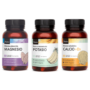Combo Magnesio + Potasio + Zinc Capsulas x 50 u c/u