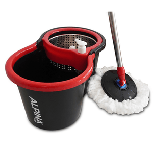 Set Mopa Giratoria Balde Escurridor Lampazo MP-10