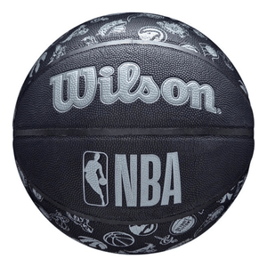 Pelota De Básquet Wilson Nba All Team N° 7 Basketball Negro