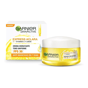 Garnier Crema Hidratante Fps30 Vitamina C Aclara 50ml