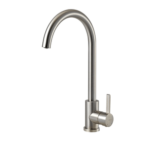 Griferia Monocomando De Cocina Peirano Steel 20-205 Satinado