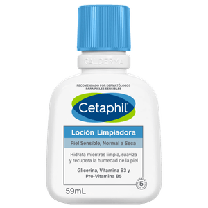 Cetaphil Locion Limpiadora Piel Sensible Normal A Seca 59ml