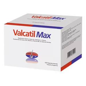 Valcatil Max Caída Del Cabello Panalab 120 Cápsulas Blandas