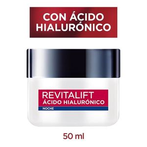 Crema Hidratante Noche L'Oreal Paris Revitalift Acido Hialuronico