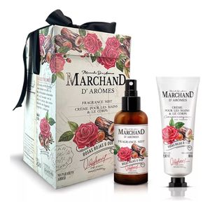 Marchand Kit Cubo Crema Y Fragance Mist Rosas Rojas Y Oud