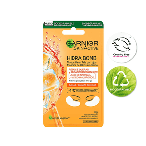 Garnier Skin Active Mascarilla Tela Para Ojos Naranja 1 Par