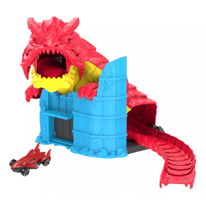 Teamsterz Pista Beast Machines Dragon Disaster Con Vehículo 14166 Wabro