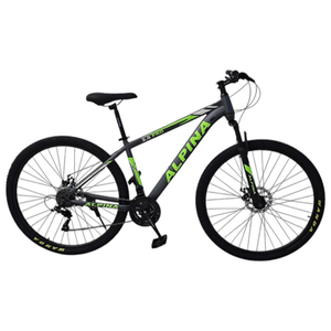 Bicicleta MTB Alpina 2.0 R29 21V Acero Shimano Gr/Ve