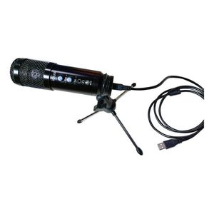Microfono Condensador Iqual Fm669u Usb Pro + Tripode