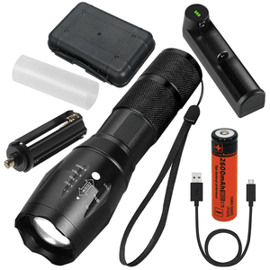 Linterna Táctica Militar Led Multiuso Caza Camping Carga Usb