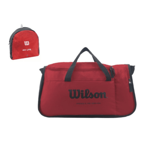 BOLSO PLEGABLE WILSON 40L COLOR ROJO