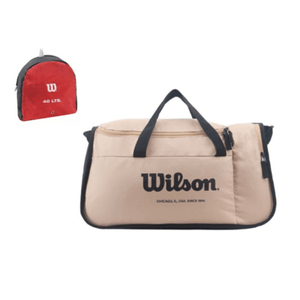 BOLSO PLEGABLE WILSON 40L COLOR ROJO