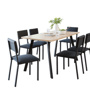 Mesa de Comedor Nilo 150x80cm Hierro Industrial
