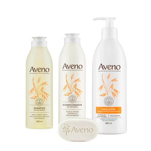 Aveno Set Cuidado Capilar Y Corporal Completo Piel Sensible