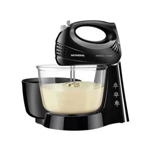 Batidora Mondial 350w Doble Recipiente Color Negro B-04NP