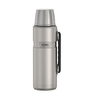 Termo Thermos 1.2 Litro Acero Inoxidable Hasta 24 Hs Plateado