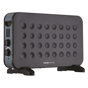 Convector Eléctrico Kanji Negro 2000W KJH-CH121CONV