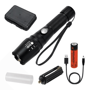 Linterna Led Táctica Recargable Usb 1000 Lumens Bateria