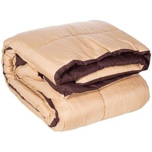 Acolchado Reversible 2 1/2 Plazas Pierre Cardin 220 X 240 Cm Chocolate / Beige
