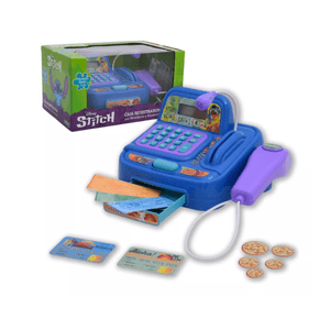 Caja Registradora Con Micrófono, Luces Y Sonido Stitch Ditoys