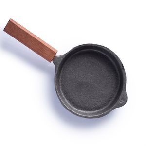 Provoletera Fundicion 16cm Mango Madera Parrilla Bbqarg