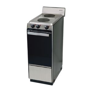 Cocina Electrica Angosta Brolux 2 Hornallas 33x58x85cm