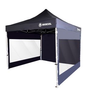 Gazebo Autoarmable Broksol 3x3 Impermeable Con Paredes