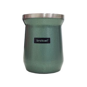 Mate Termico Acero Inox 236 Ml Broksol Verde