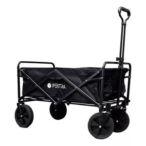 Carro Plegable Portatil 80kg Pektra Acero Reforzado Camping
